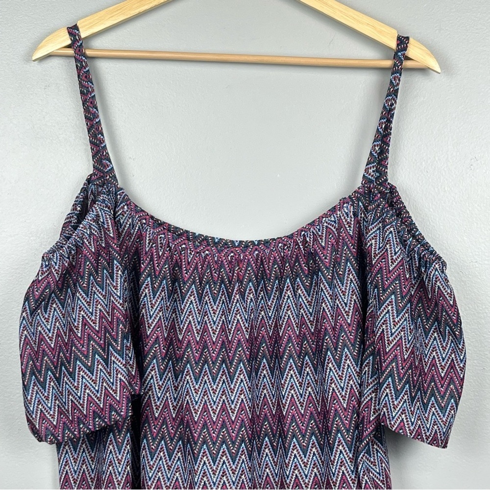 Ruby Ribbon Multicolor Off Shoulder Lightweight F… - image 4